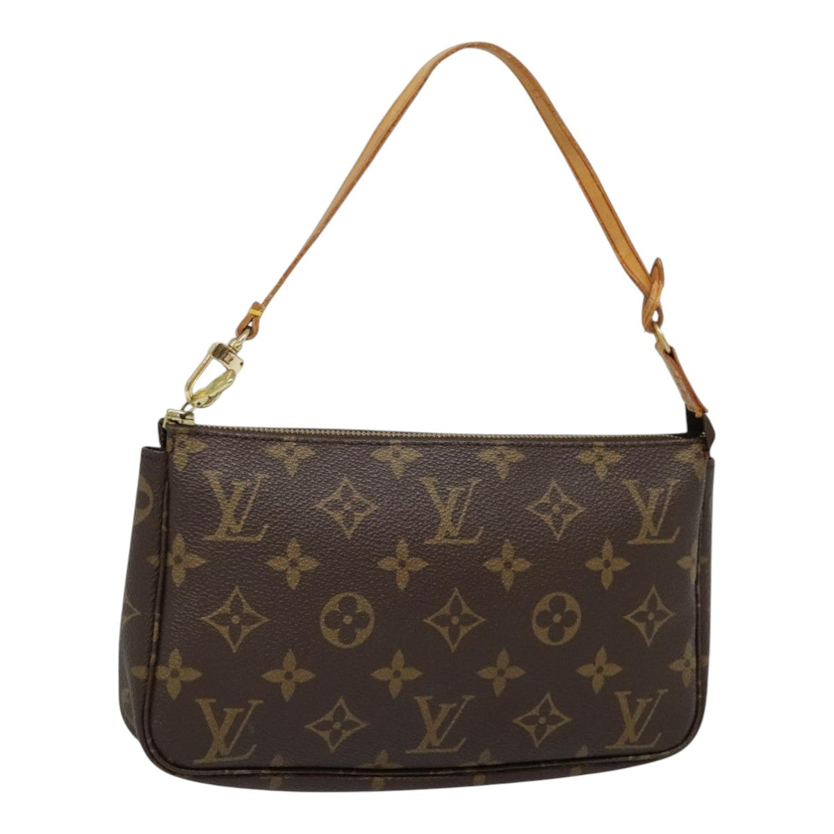 LOUIS VUITTON Monogram Pochette Accessoires Pouch M51980 LV Auth 90073