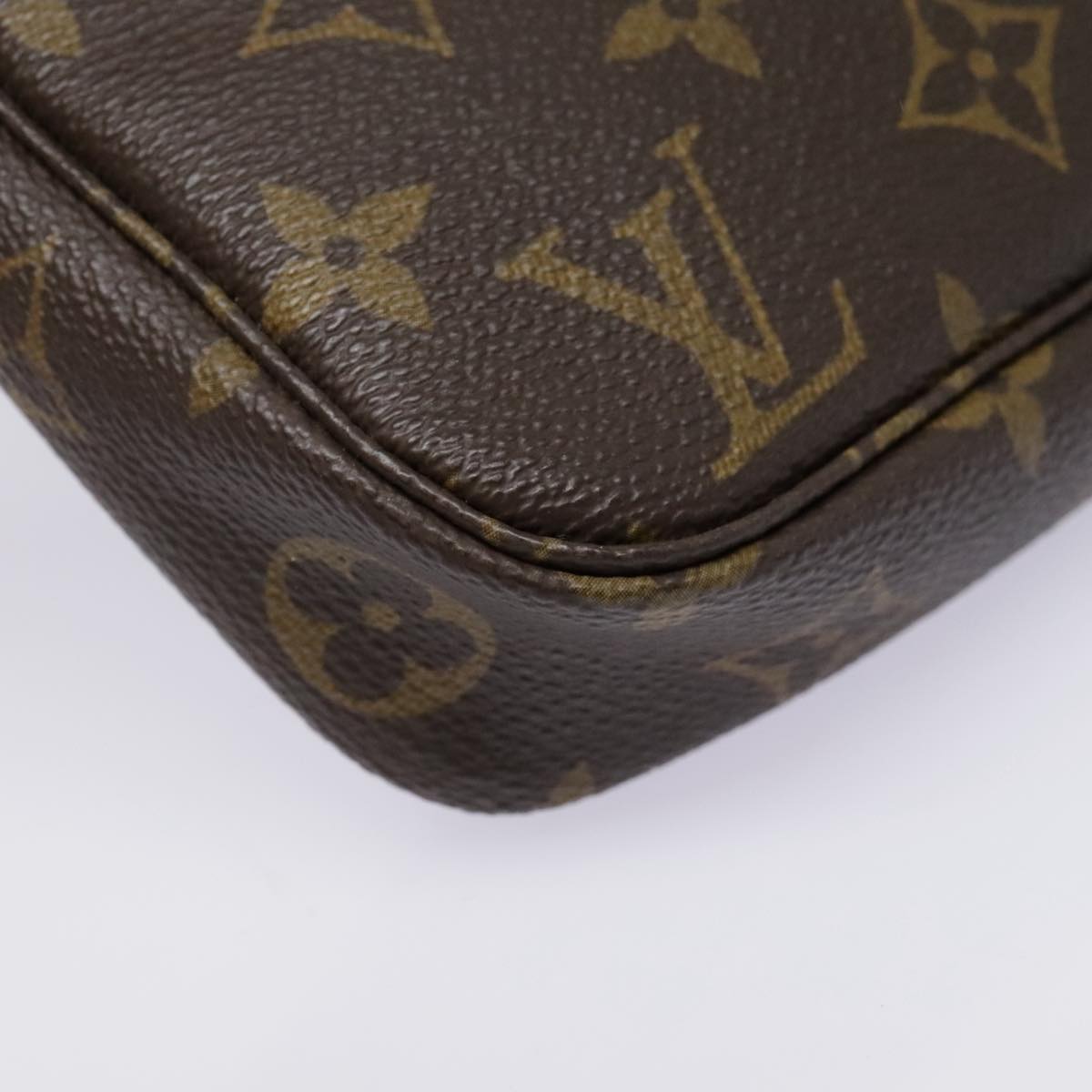 LOUIS VUITTON Monogram Pochette Accessoires Pouch M51980 LV Auth 90073