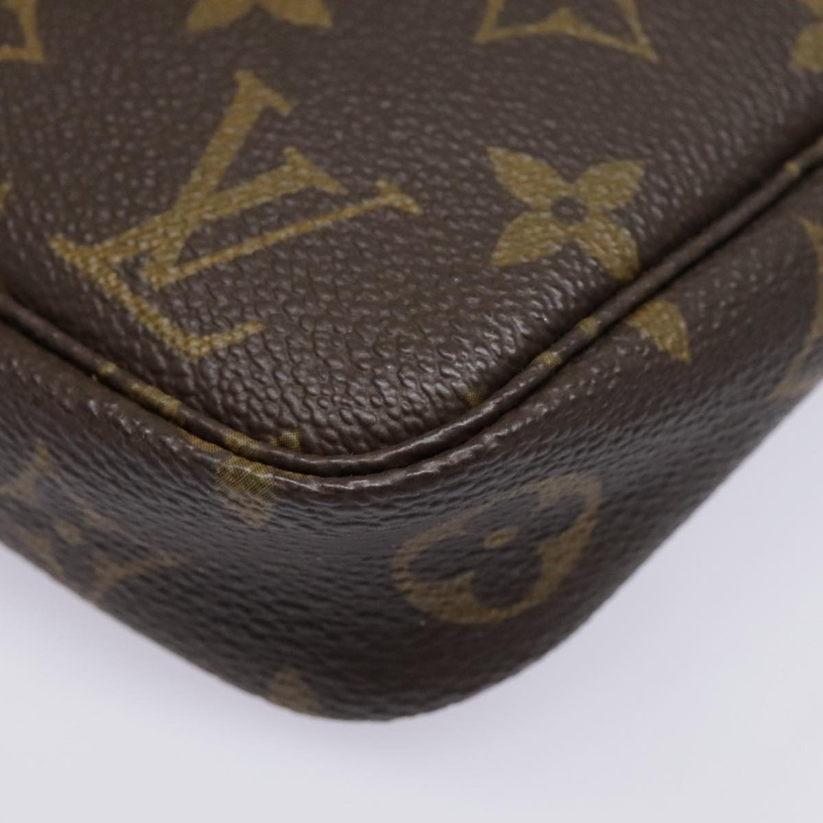 LOUIS VUITTON Monogram Pochette Accessoires Pouch M51980 LV Auth 90073