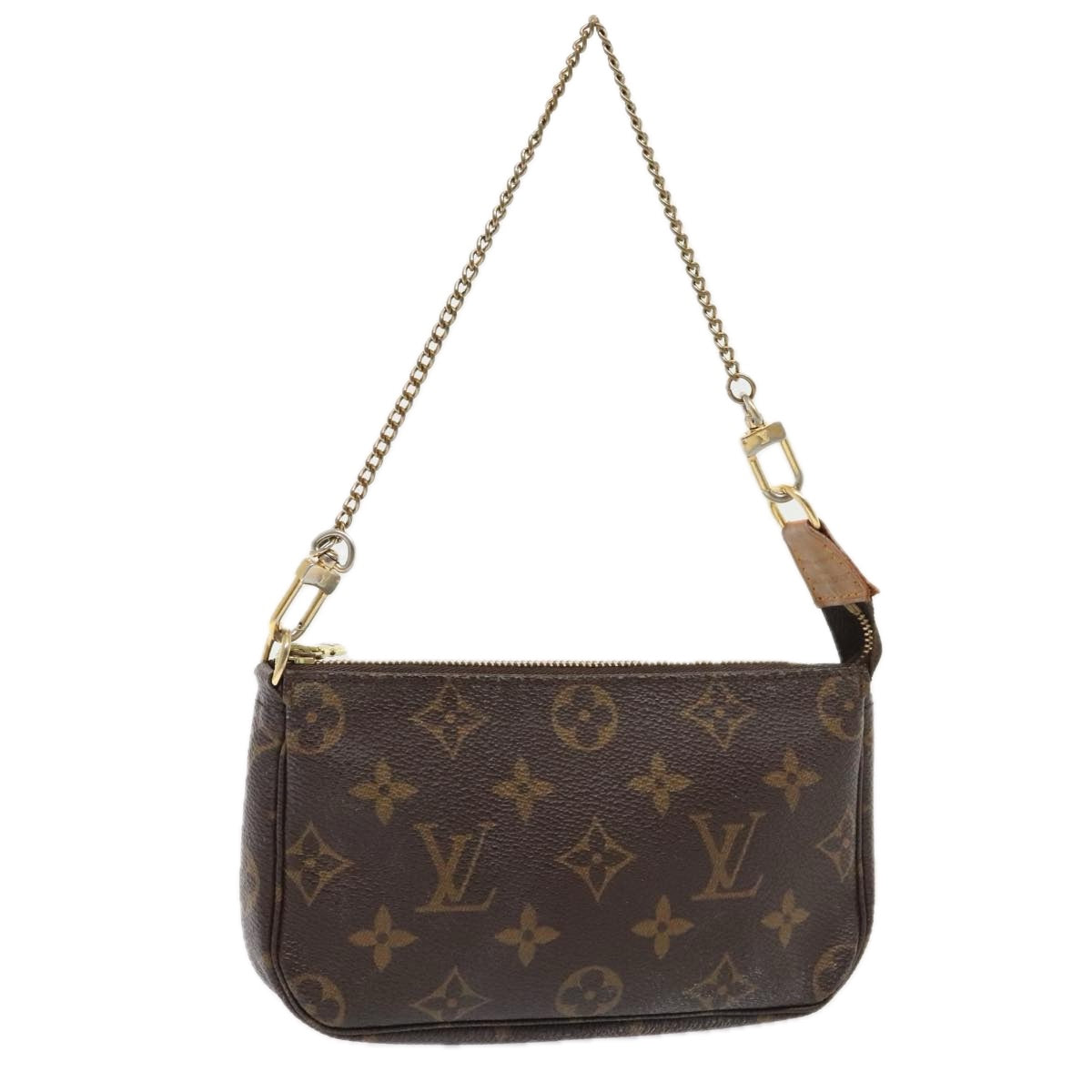 LOUIS VUITTON Monogram Mini Pochette Accessoires Pouch M58009 LV Auth 90080