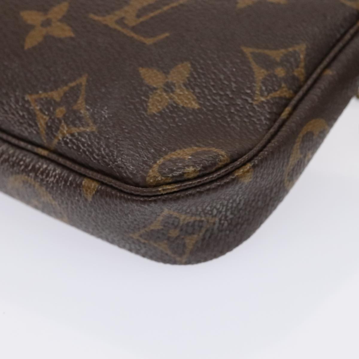 LOUIS VUITTON Monogram Mini Pochette Accessoires Pouch M58009 LV Auth 90080