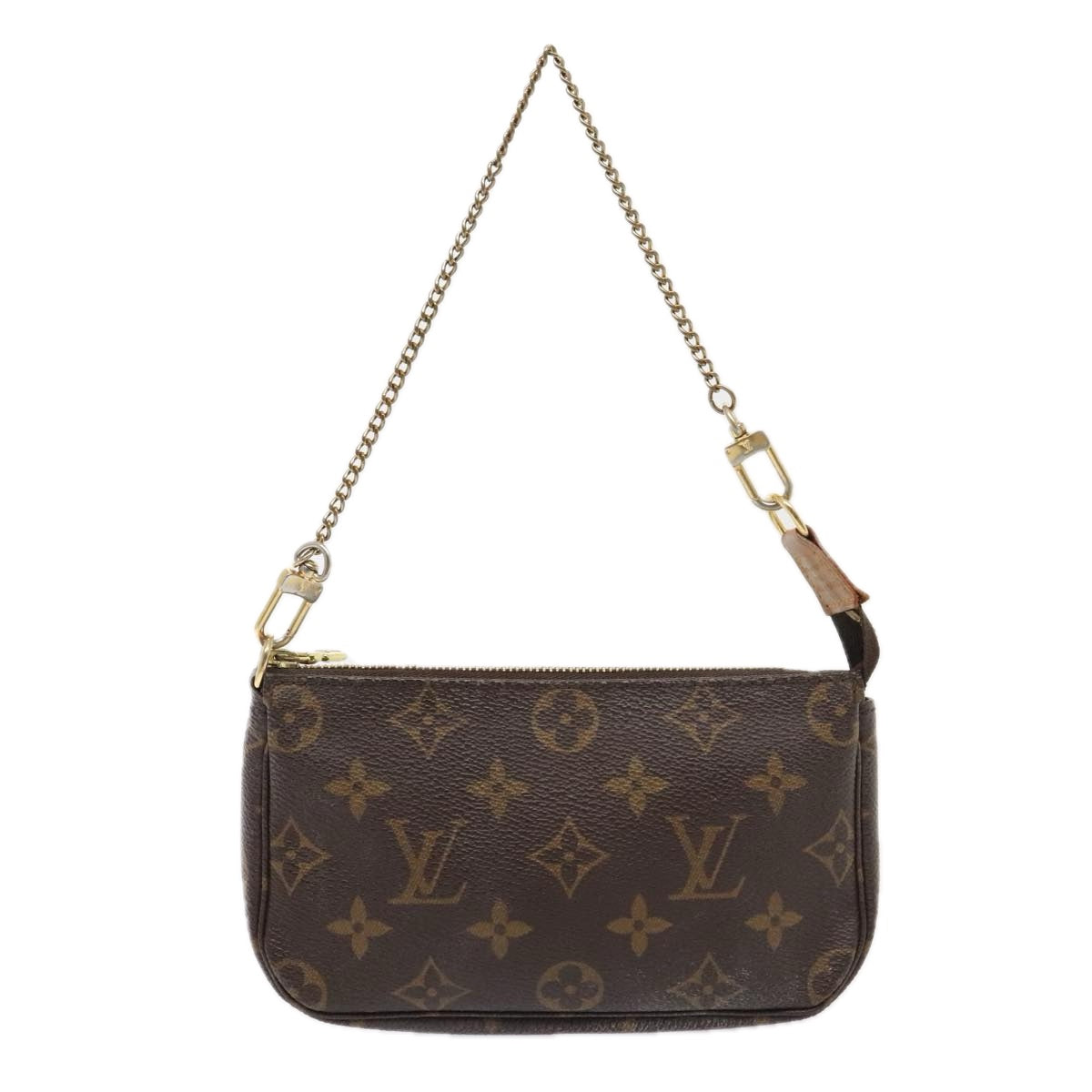 LOUIS VUITTON Monogram Mini Pochette Accessoires Pouch M58009 LV Auth 90080