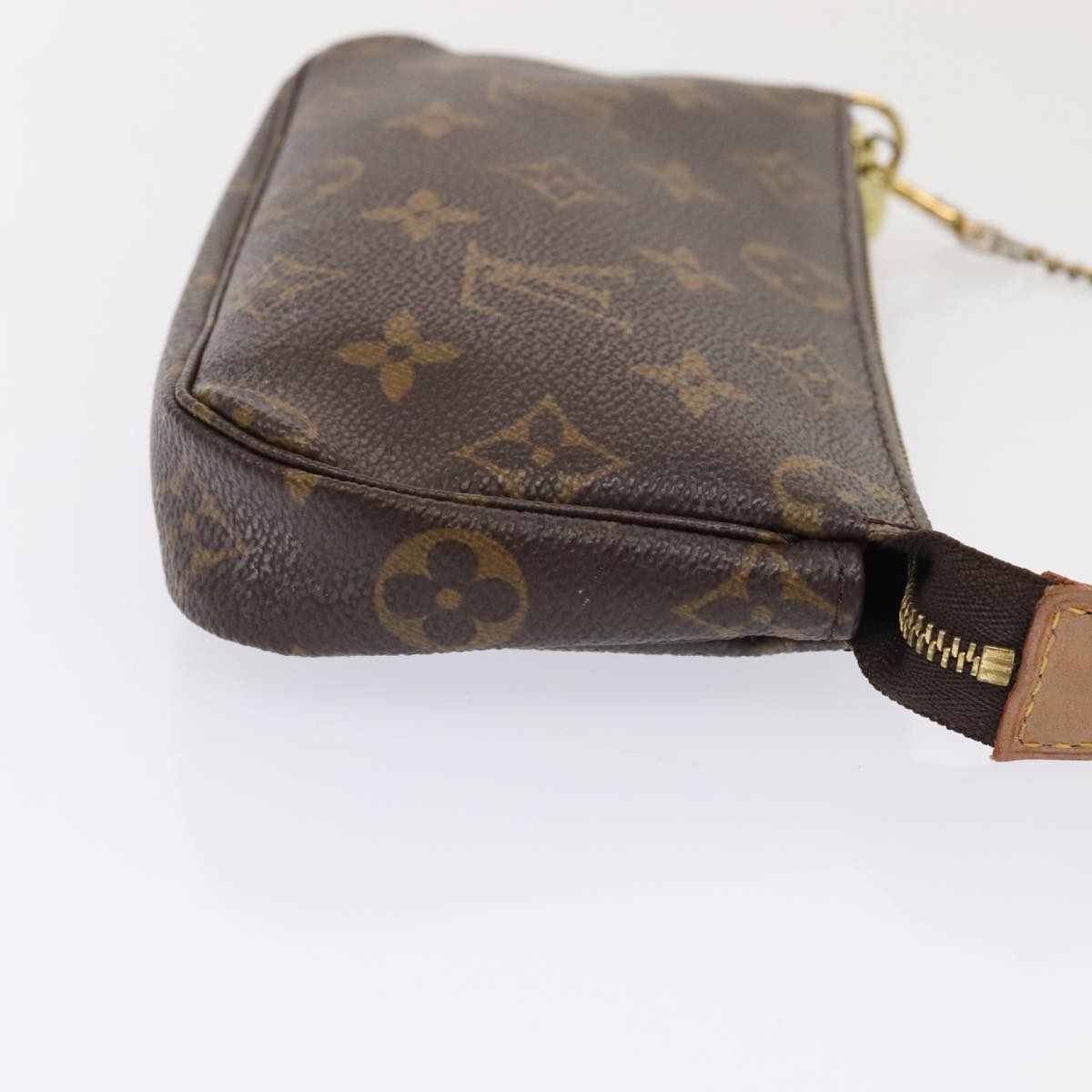 LOUIS VUITTON Monogram Mini Pochette Accessoires Pouch M58009 LV Auth 90080