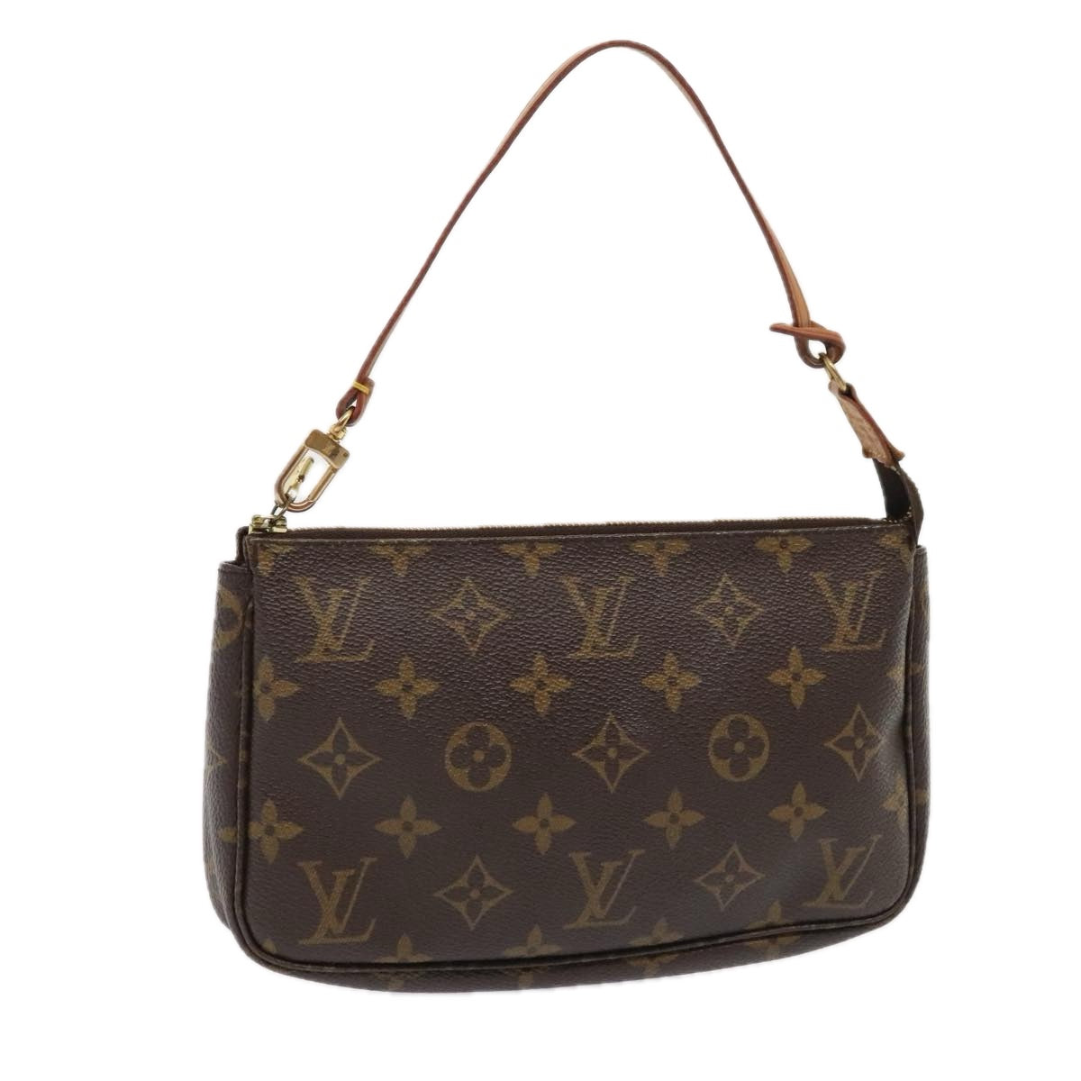 LOUIS VUITTON Monogram Pochette Accessoires Pouch M51980 LV Auth 90081