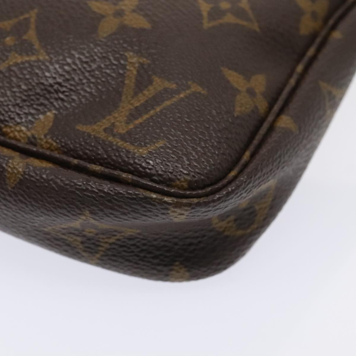 LOUIS VUITTON Monogram Pochette Accessoires Pouch M51980 LV Auth 90081