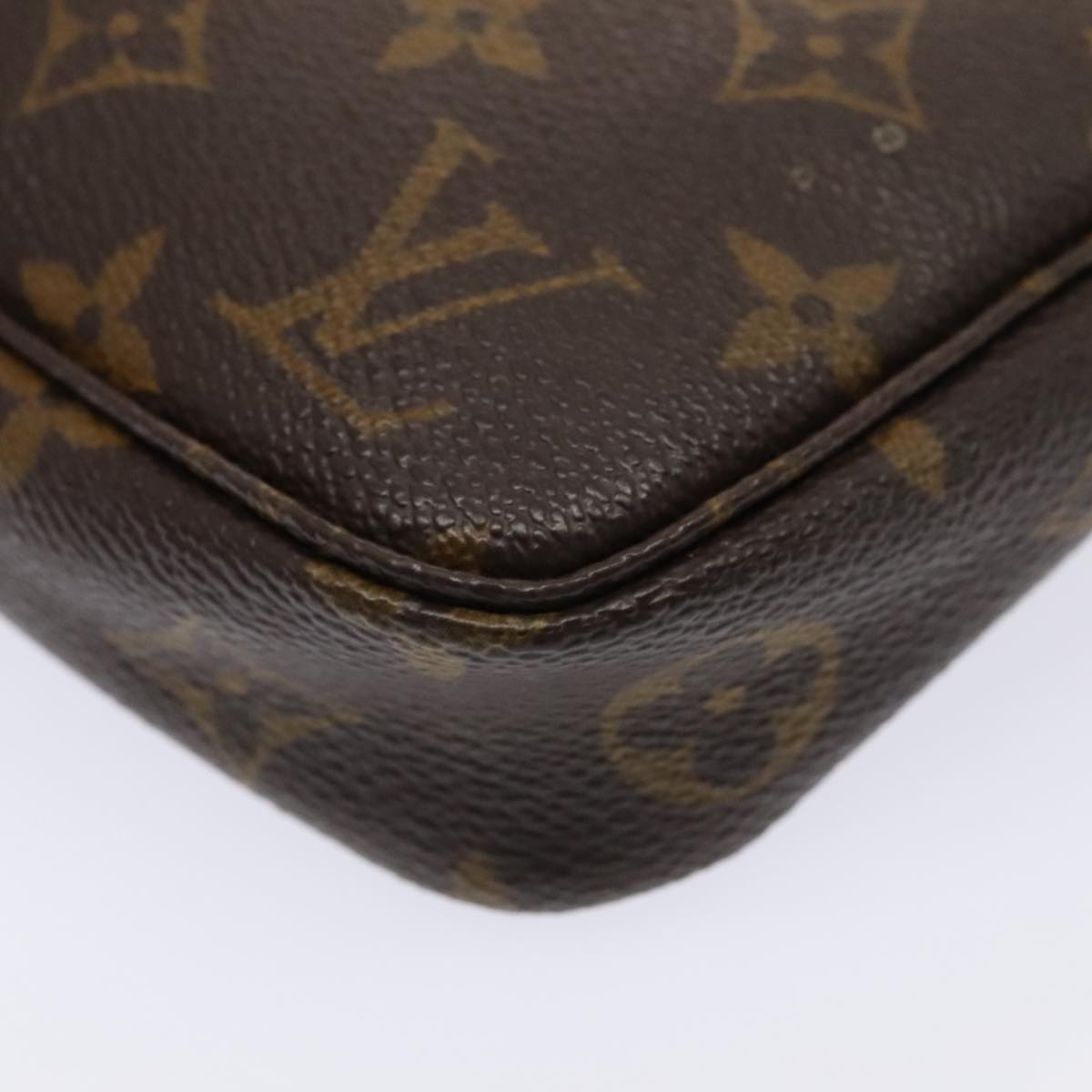 LOUIS VUITTON Monogram Pochette Accessoires Pouch M51980 LV Auth 90081