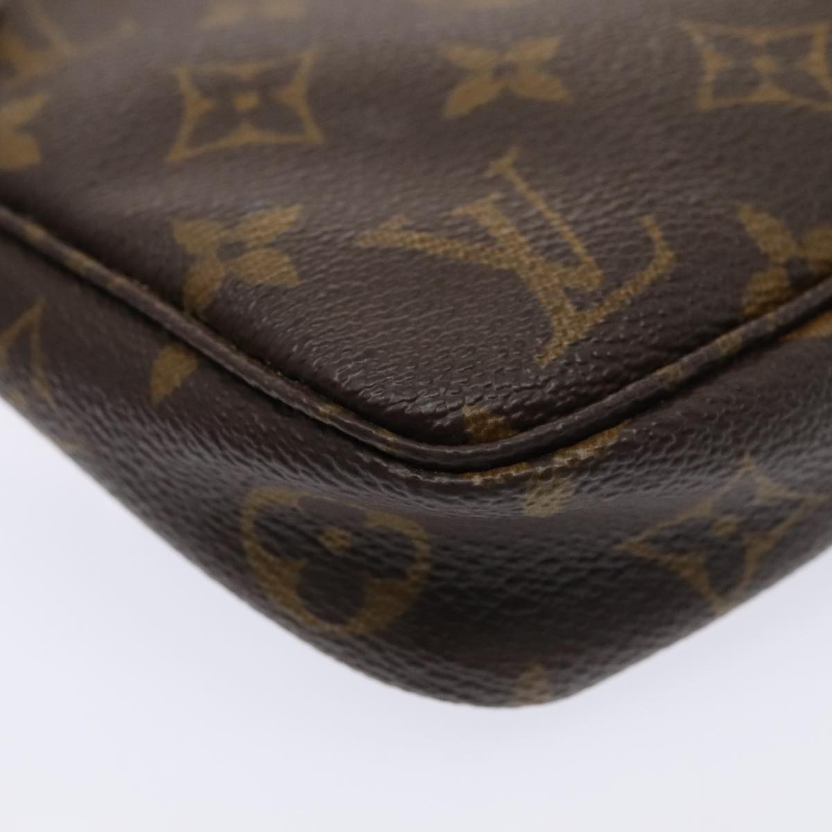 LOUIS VUITTON Monogram Pochette Accessoires Pouch M51980 LV Auth 90081