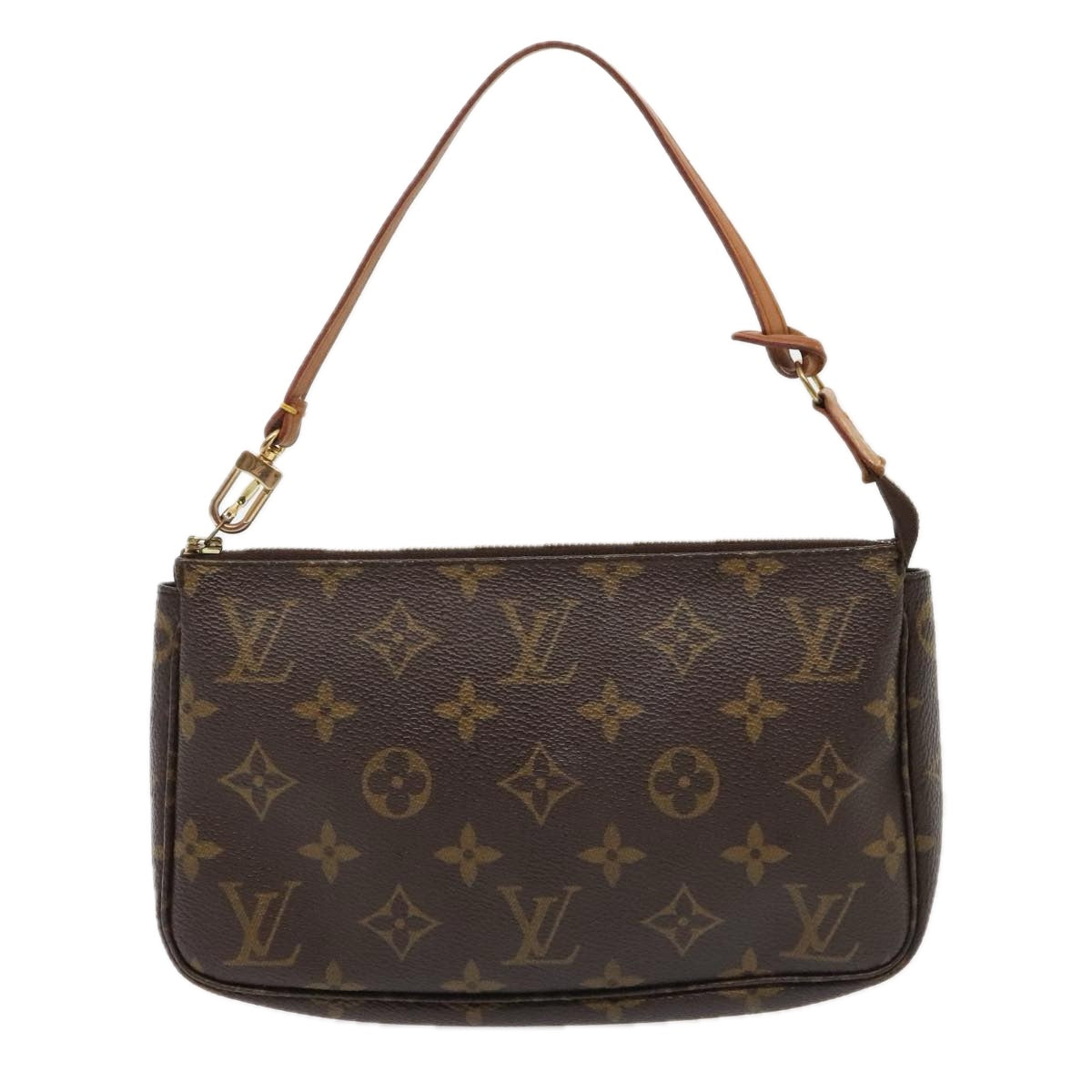 LOUIS VUITTON Monogram Pochette Accessoires Pouch M51980 LV Auth 90081