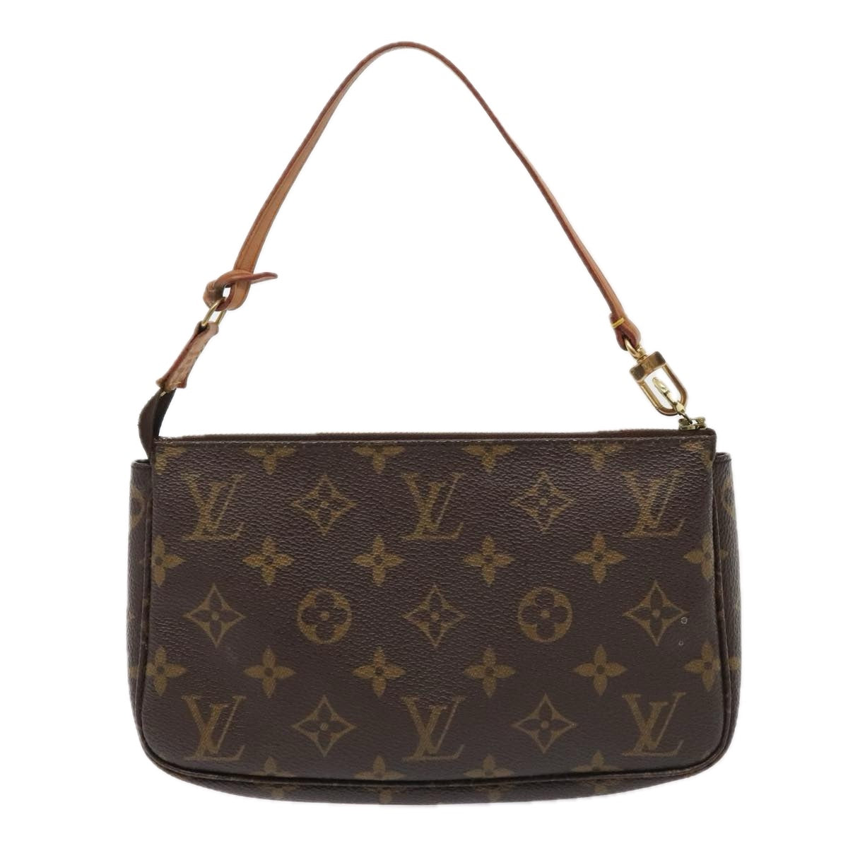 LOUIS VUITTON Monogram Pochette Accessoires Pouch M51980 LV Auth 90081