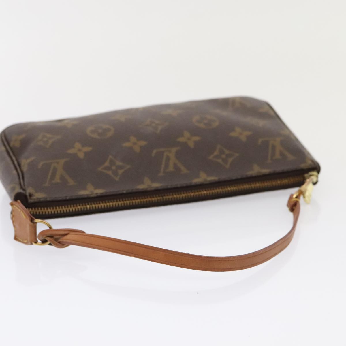 LOUIS VUITTON Monogram Pochette Accessoires Pouch M51980 LV Auth 90081