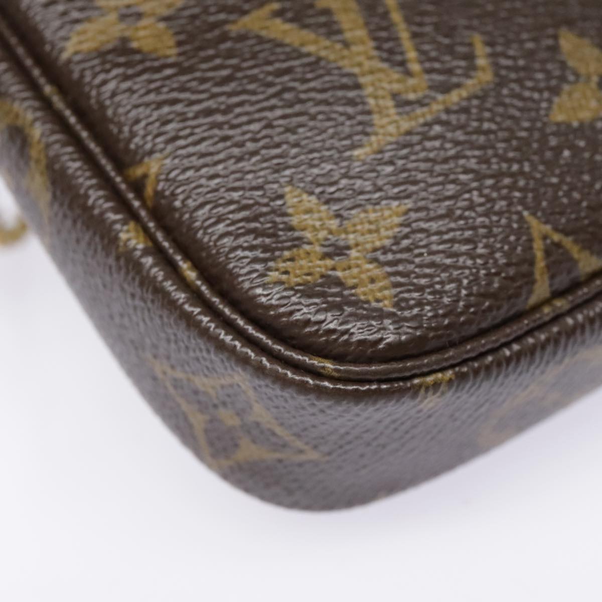 LOUIS VUITTON Monogram Mini Pochette Accessoires Pouch M58009 LV Auth 90082