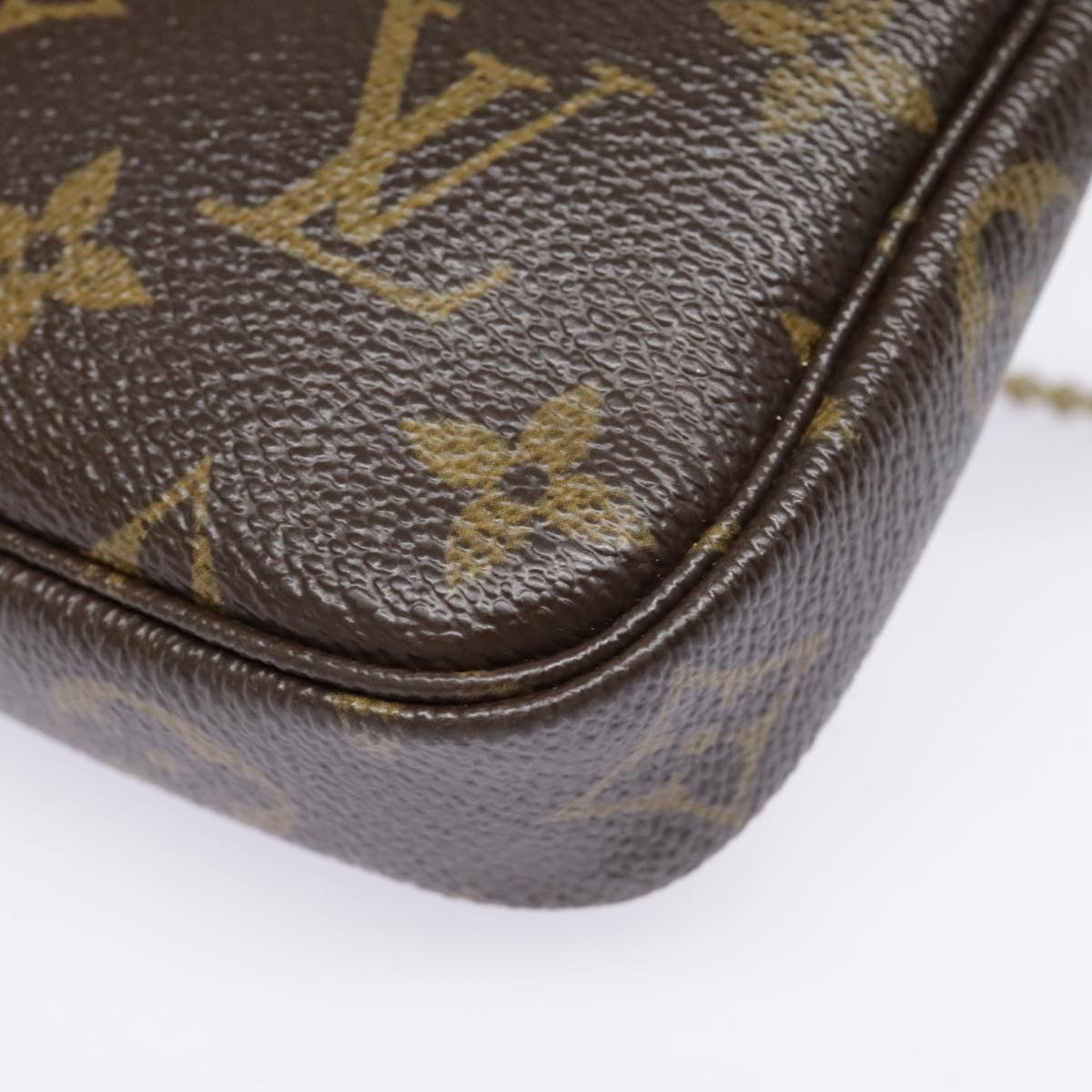 LOUIS VUITTON Monogram Mini Pochette Accessoires Pouch M58009 LV Auth 90082