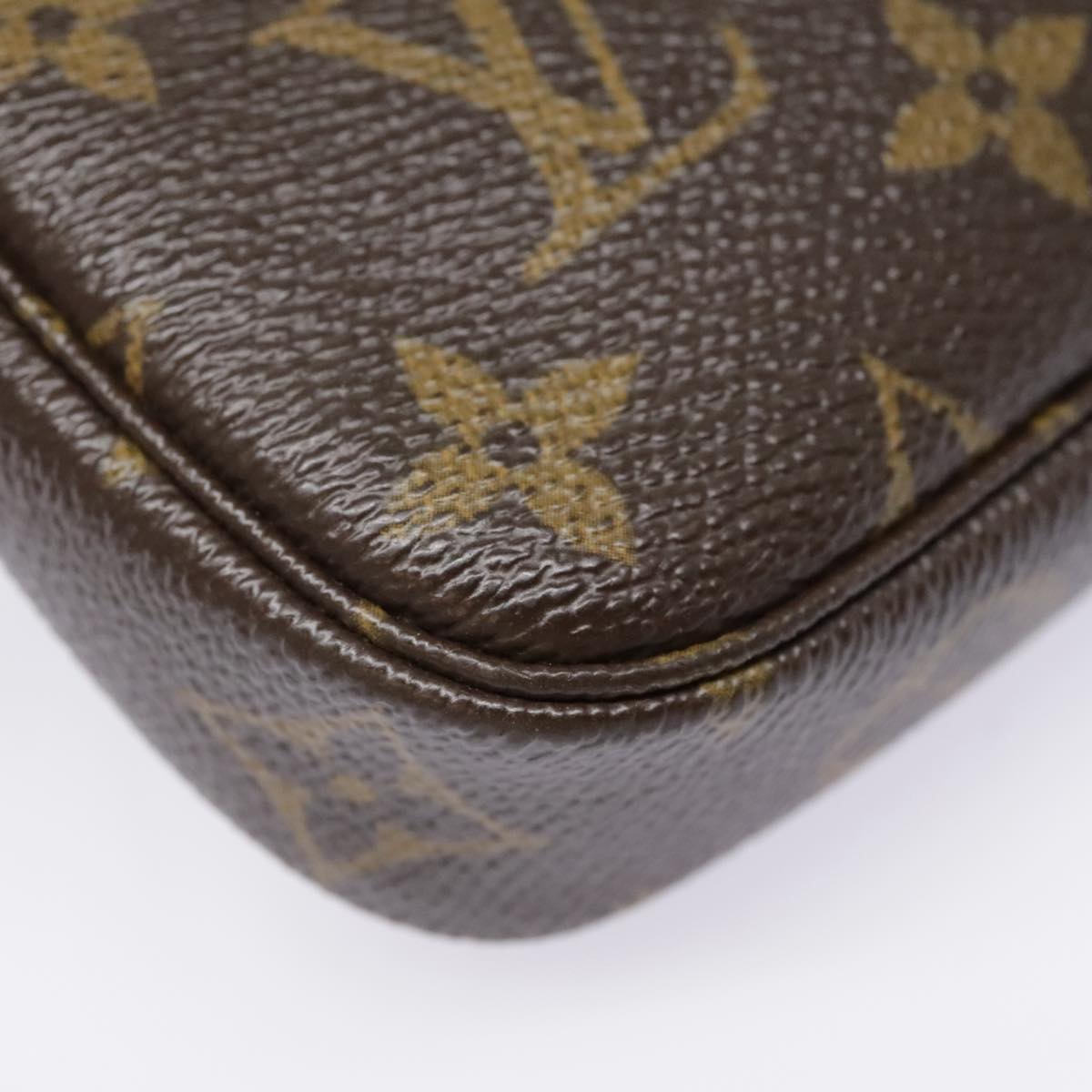 LOUIS VUITTON Monogram Mini Pochette Accessoires Pouch M58009 LV Auth 90082