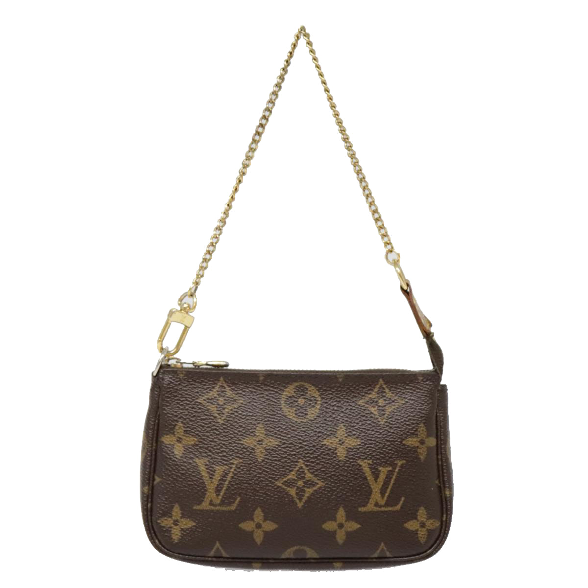 LOUIS VUITTON Monogram Mini Pochette Accessoires Pouch M58009 LV Auth 90082