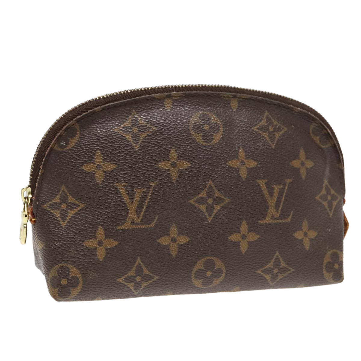 LOUIS VUITTON Monogram Pochette Cosmetic PM Cosmetic Pouch M47515 LV Auth 90083