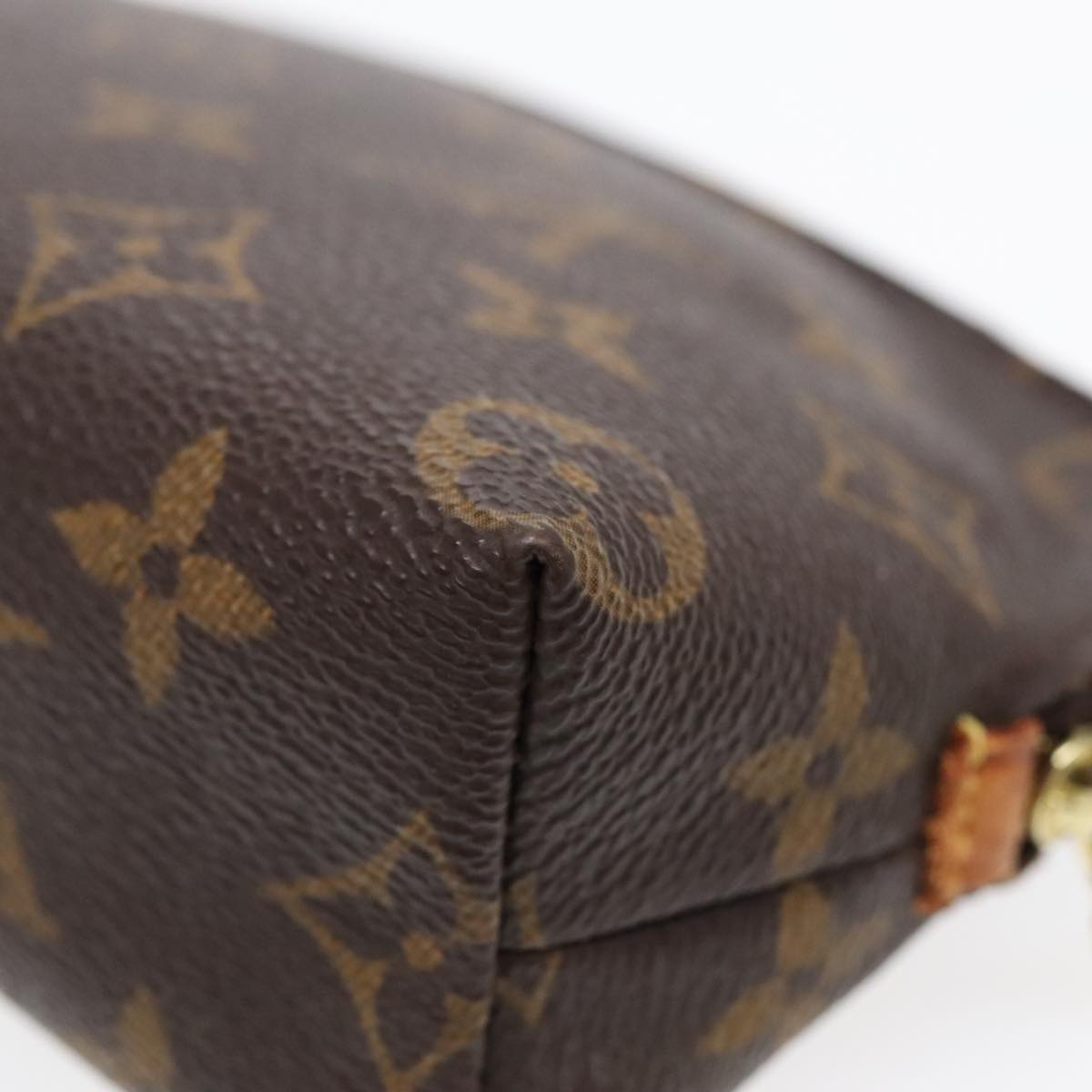 LOUIS VUITTON Monogram Pochette Cosmetic PM Cosmetic Pouch M47515 LV Auth 90083