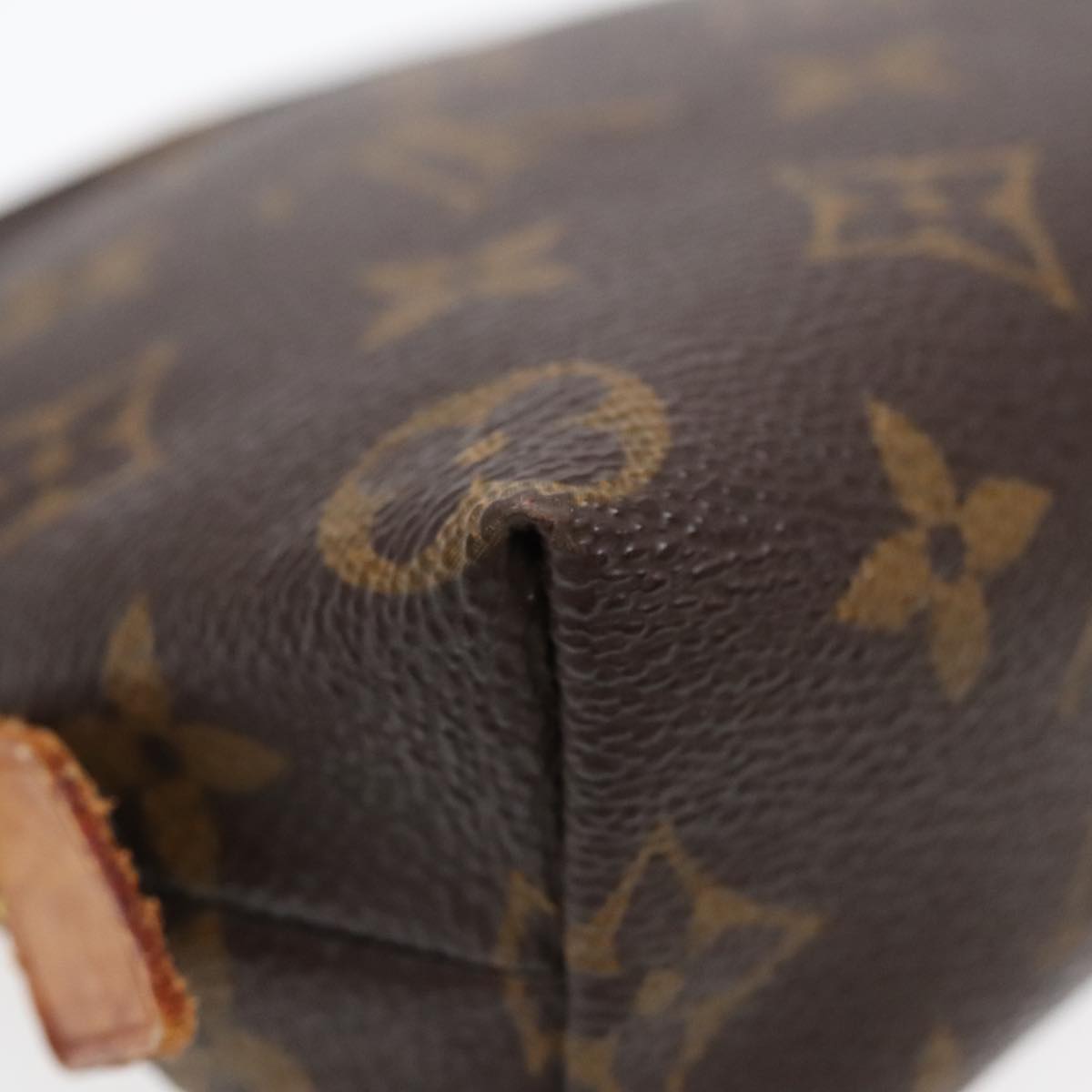 LOUIS VUITTON Monogram Pochette Cosmetic PM Cosmetic Pouch M47515 LV Auth 90083