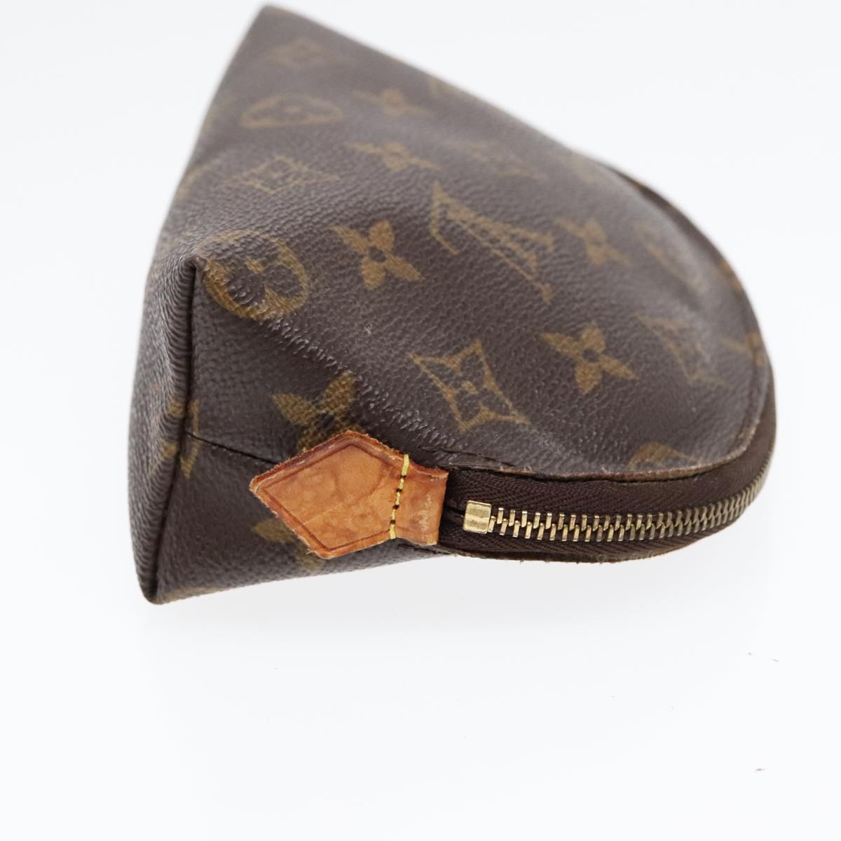 LOUIS VUITTON Monogram Pochette Cosmetic PM Cosmetic Pouch M47515 LV Auth 90083