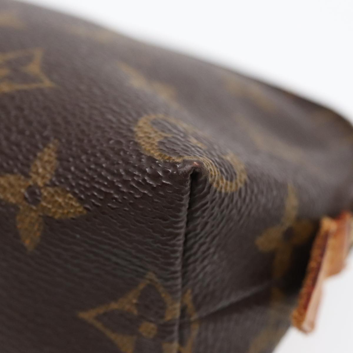 LOUIS VUITTON Monogram Pochette Cosmetic PM Cosmetic Pouch M47515 LV Auth 90083