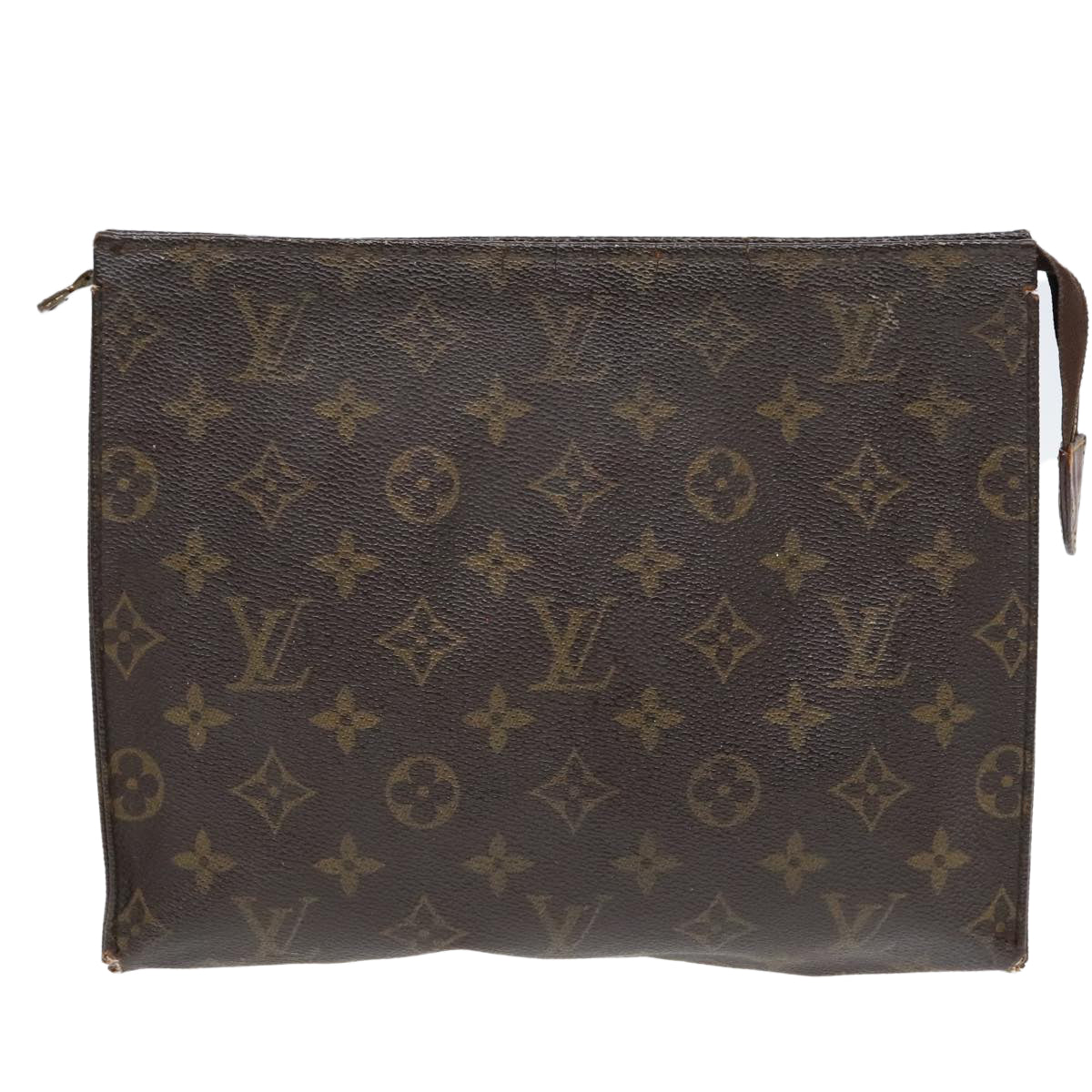 LOUIS VUITTON Monogram Poche Toilette 26 Pouch M47542 LV Auth 90084