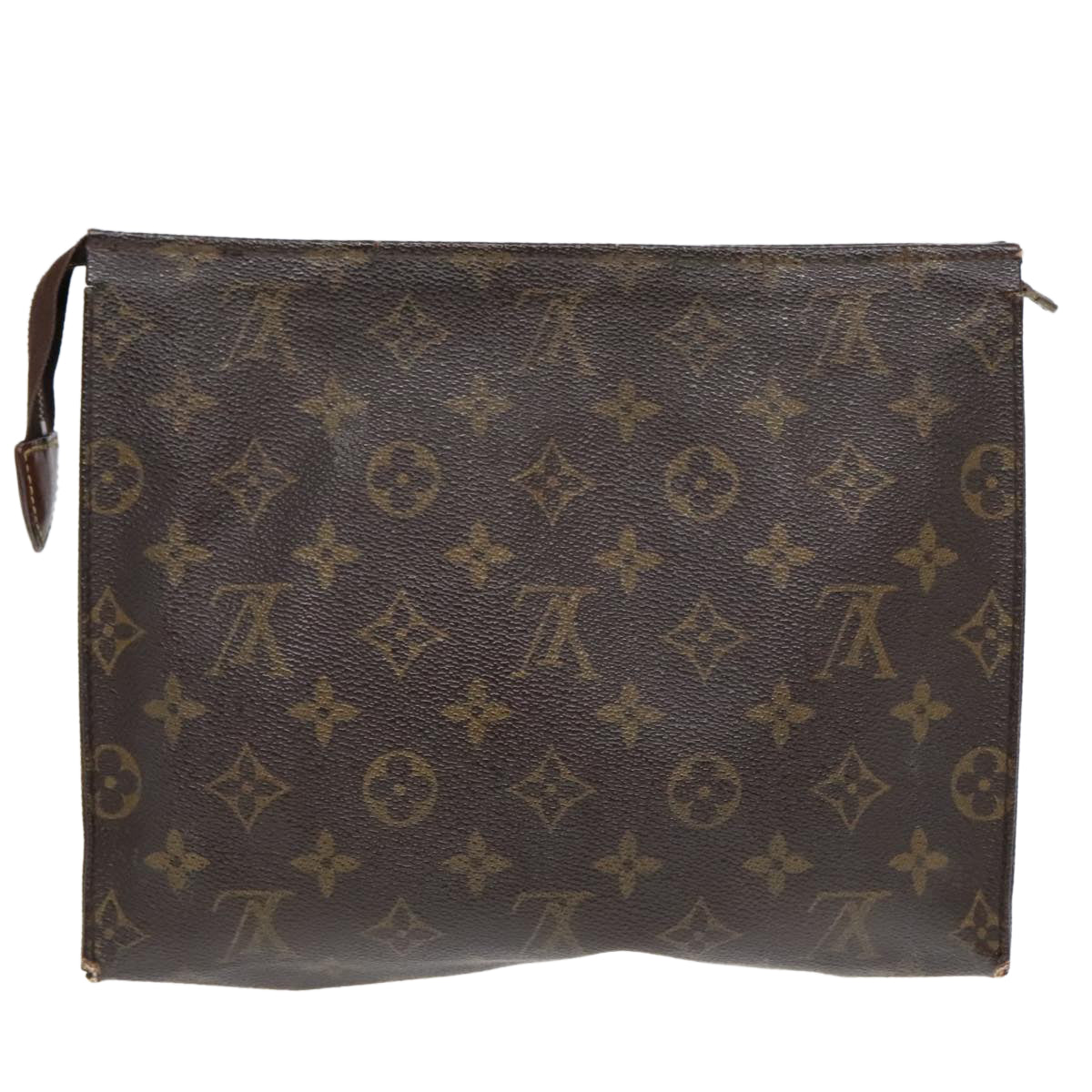 LOUIS VUITTON Monogram Poche Toilette 26 Pouch M47542 LV Auth 90084