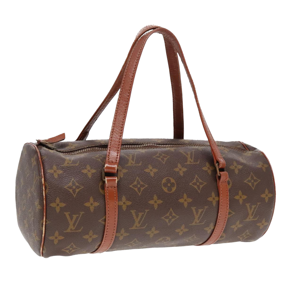 LOUIS VUITTON Monogram Papillon 30 Hand Bag M51385 LV Auth 90100