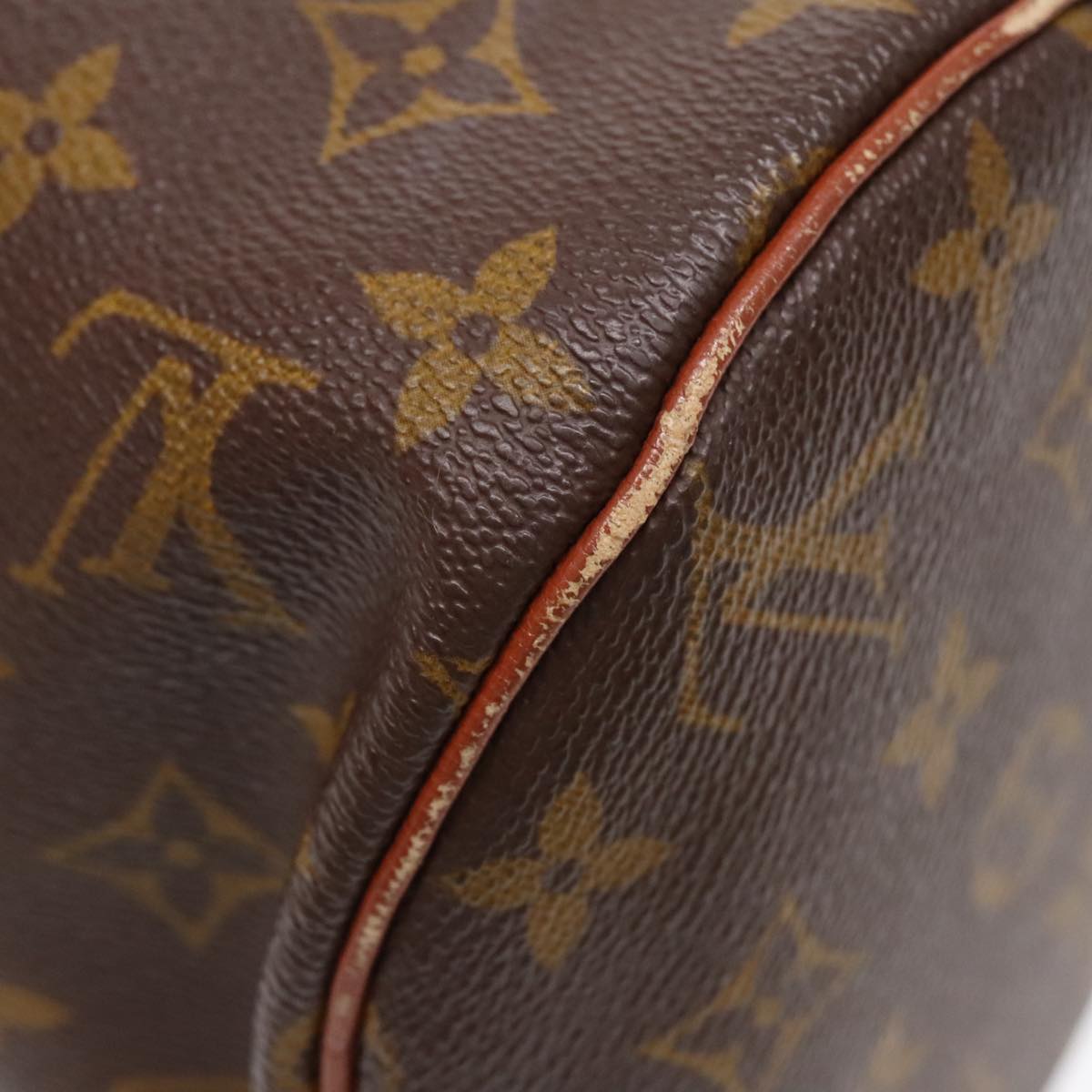 LOUIS VUITTON Monogram Papillon 30 Hand Bag M51385 LV Auth 90100