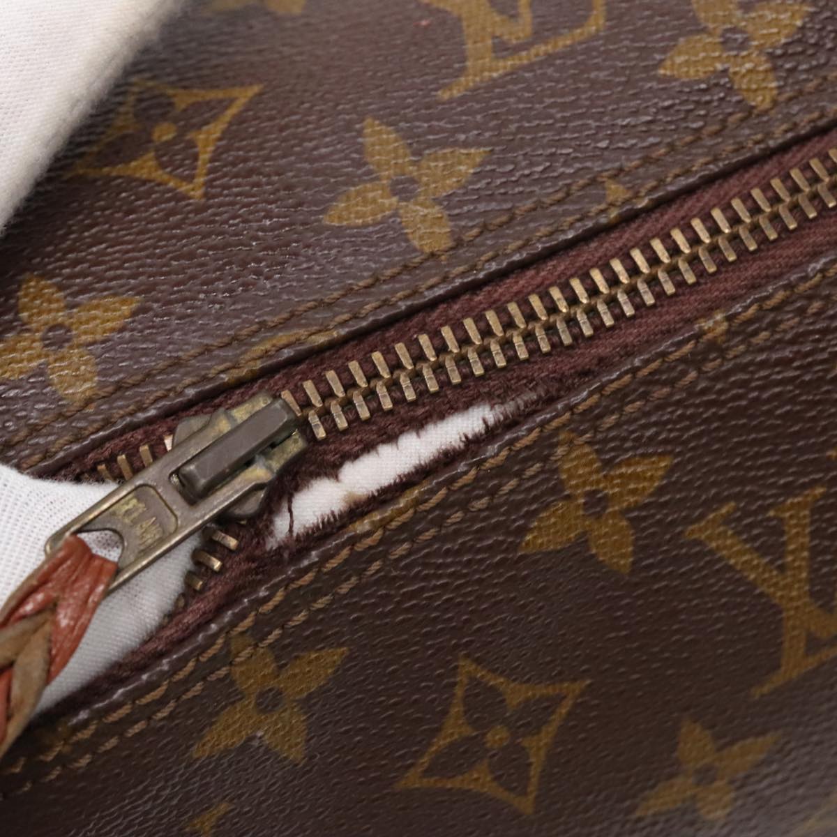 LOUIS VUITTON Monogram Papillon 30 Hand Bag M51385 LV Auth 90100