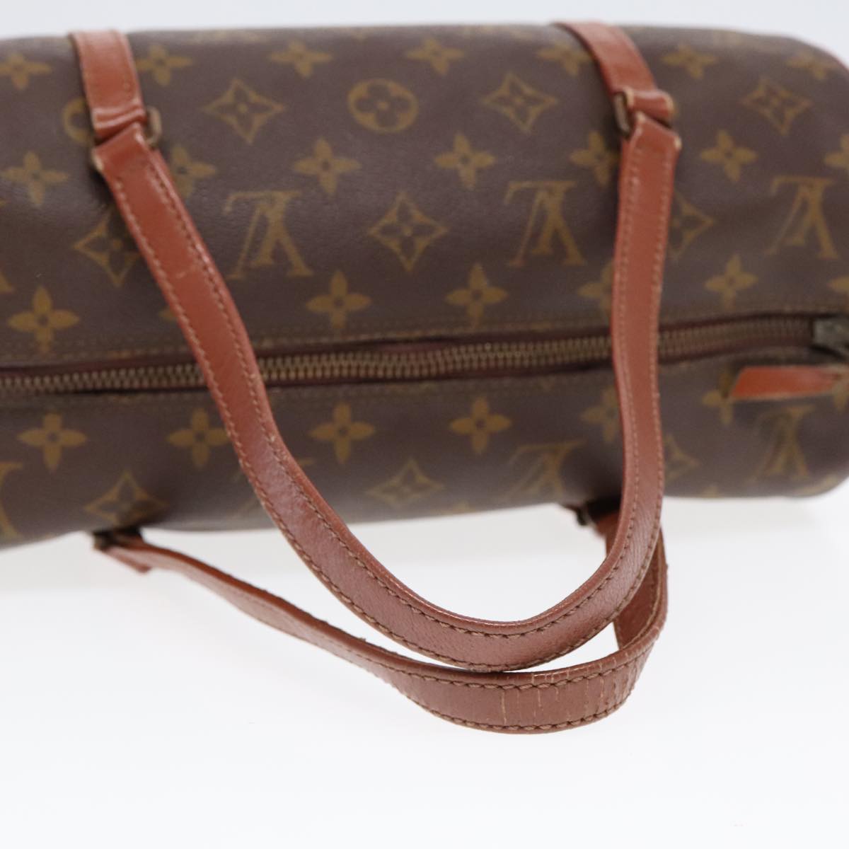 LOUIS VUITTON Monogram Papillon 30 Hand Bag M51385 LV Auth 90100