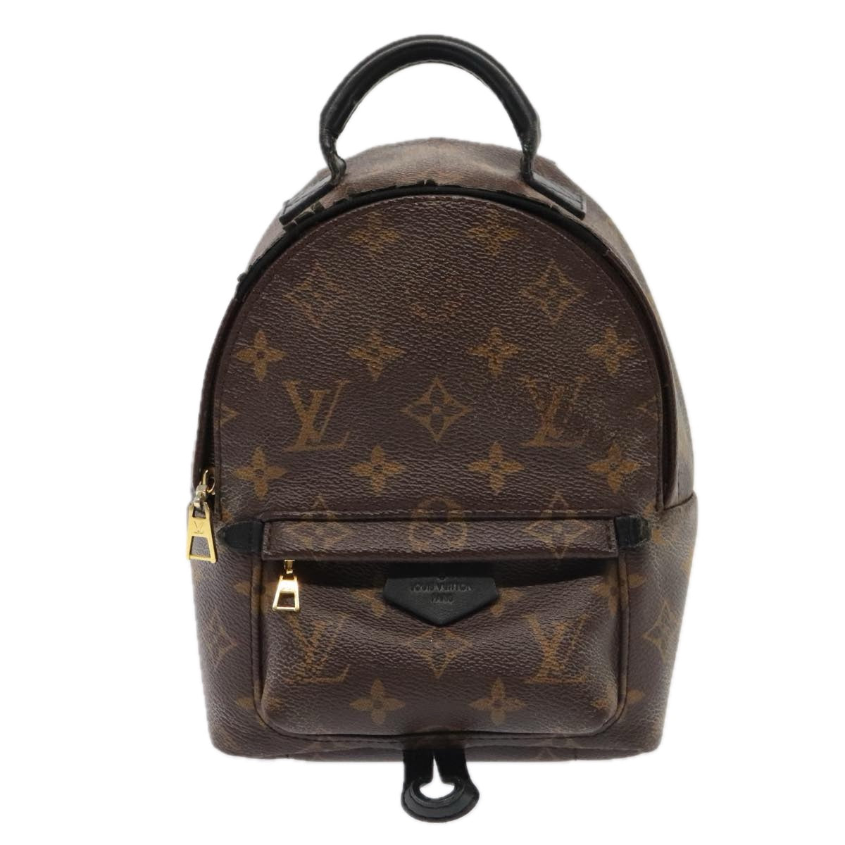 LOUIS VUITTON Monogram Palm Springs MINI Backpack M41562 LV Auth 90122