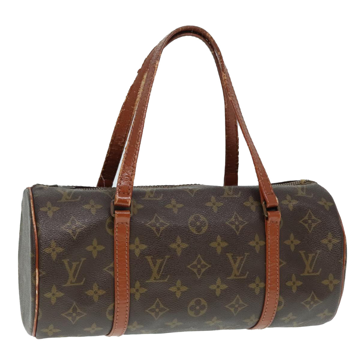 LOUIS VUITTON Monogram Papillon 30 Hand Bag M51385 LV Auth 90123