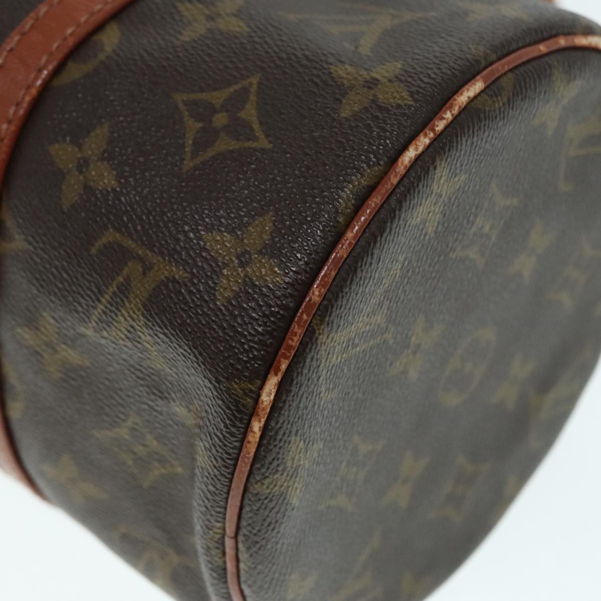 LOUIS VUITTON Monogram Papillon 30 Hand Bag M51385 LV Auth 90123