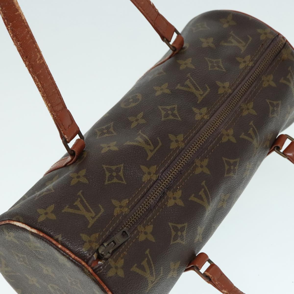 LOUIS VUITTON Monogram Papillon 30 Hand Bag M51385 LV Auth 90123