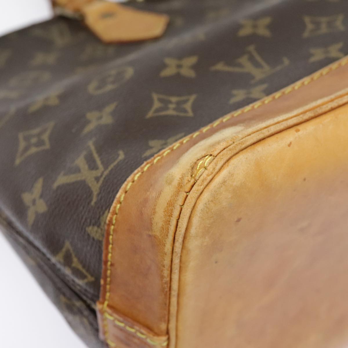 LOUIS VUITTON Monogram Alma Hand Bag M51130 LV Auth 90138