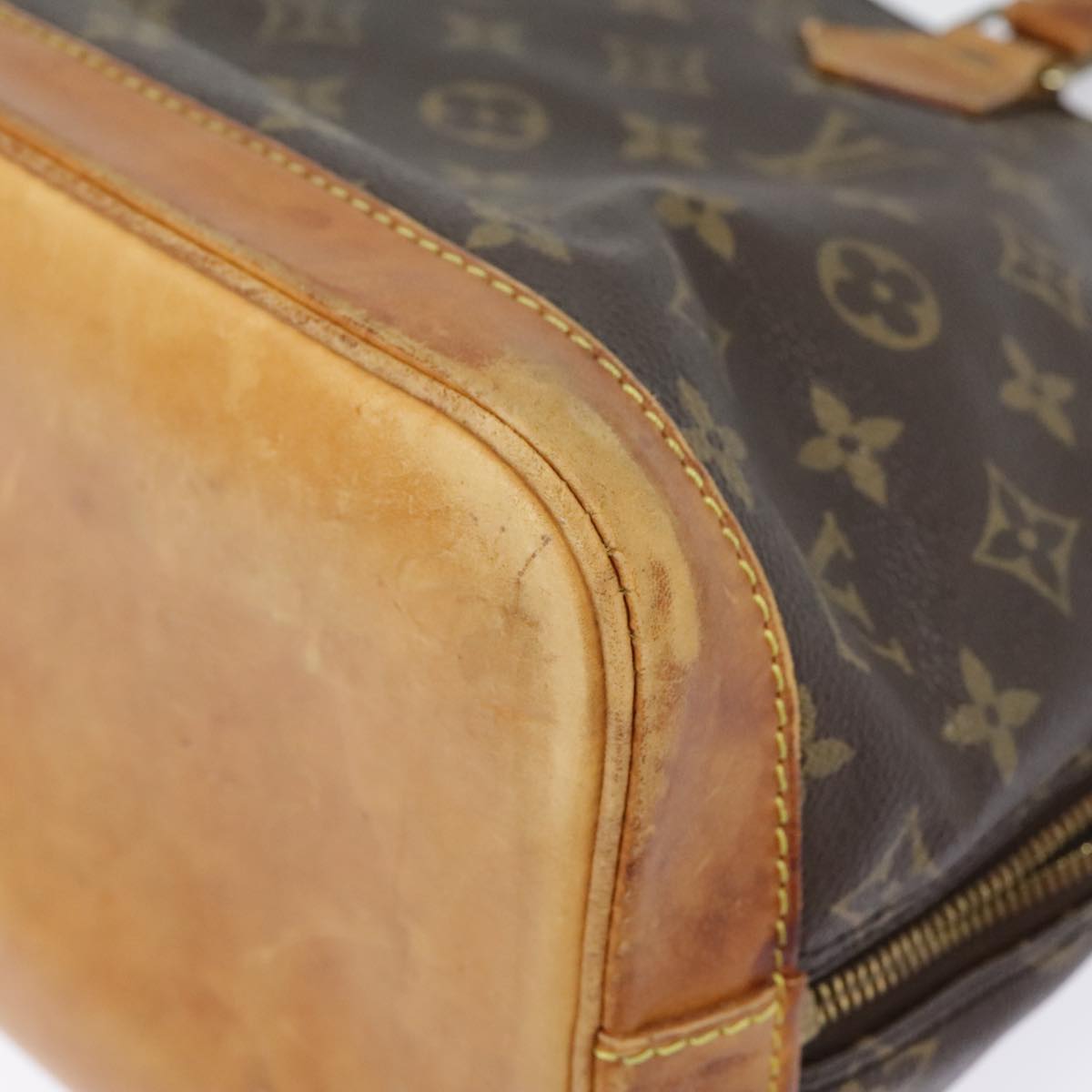 LOUIS VUITTON Monogram Alma Hand Bag M51130 LV Auth 90138