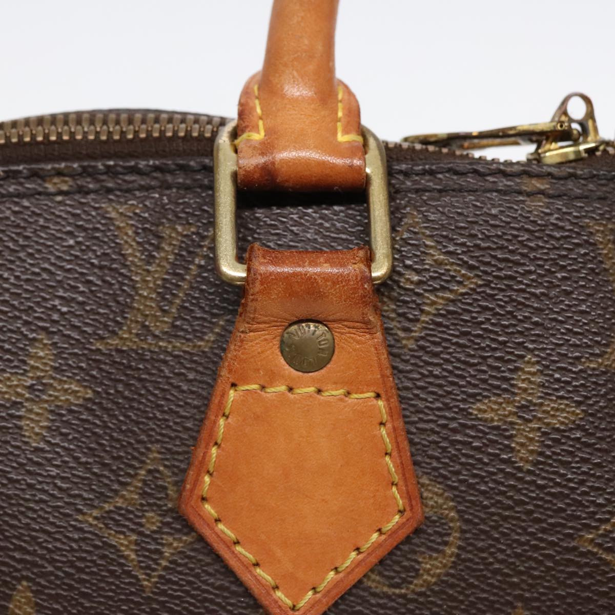 LOUIS VUITTON Monogram Alma Hand Bag M51130 LV Auth 90139