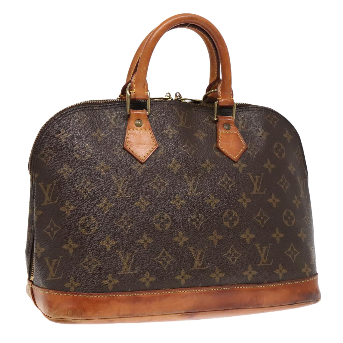 LOUIS VUITTON Monogram Alma Hand Bag M51130 LV Auth 90139