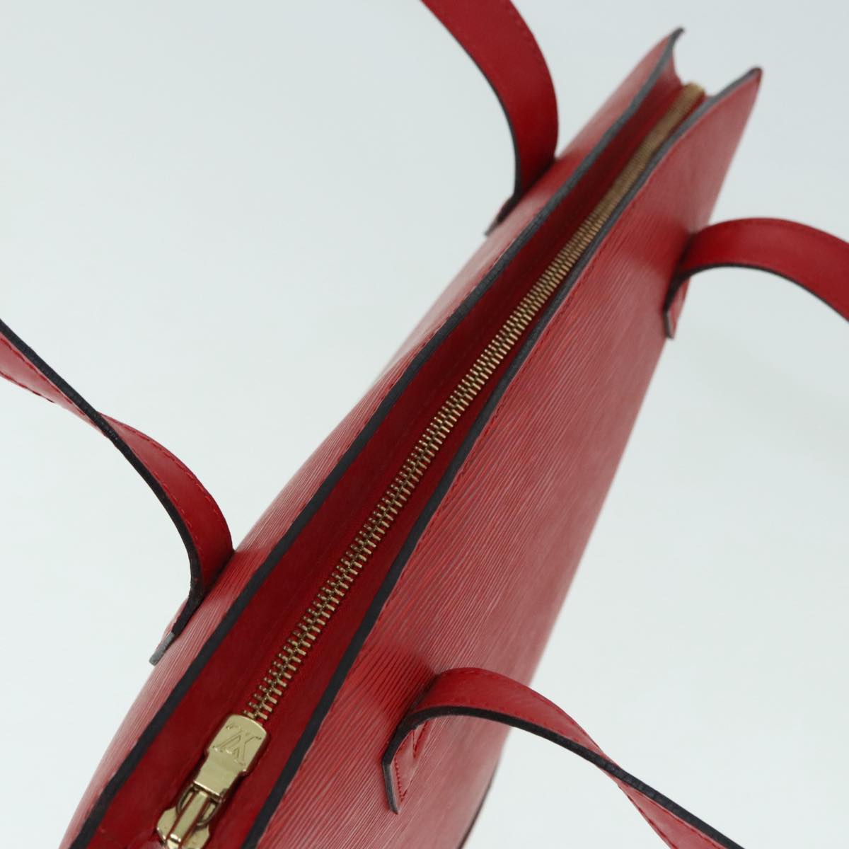 LOUIS VUITTON Epi Saint Jacques Poignees Long Hand Bag Red M52337 LV Auth 90145