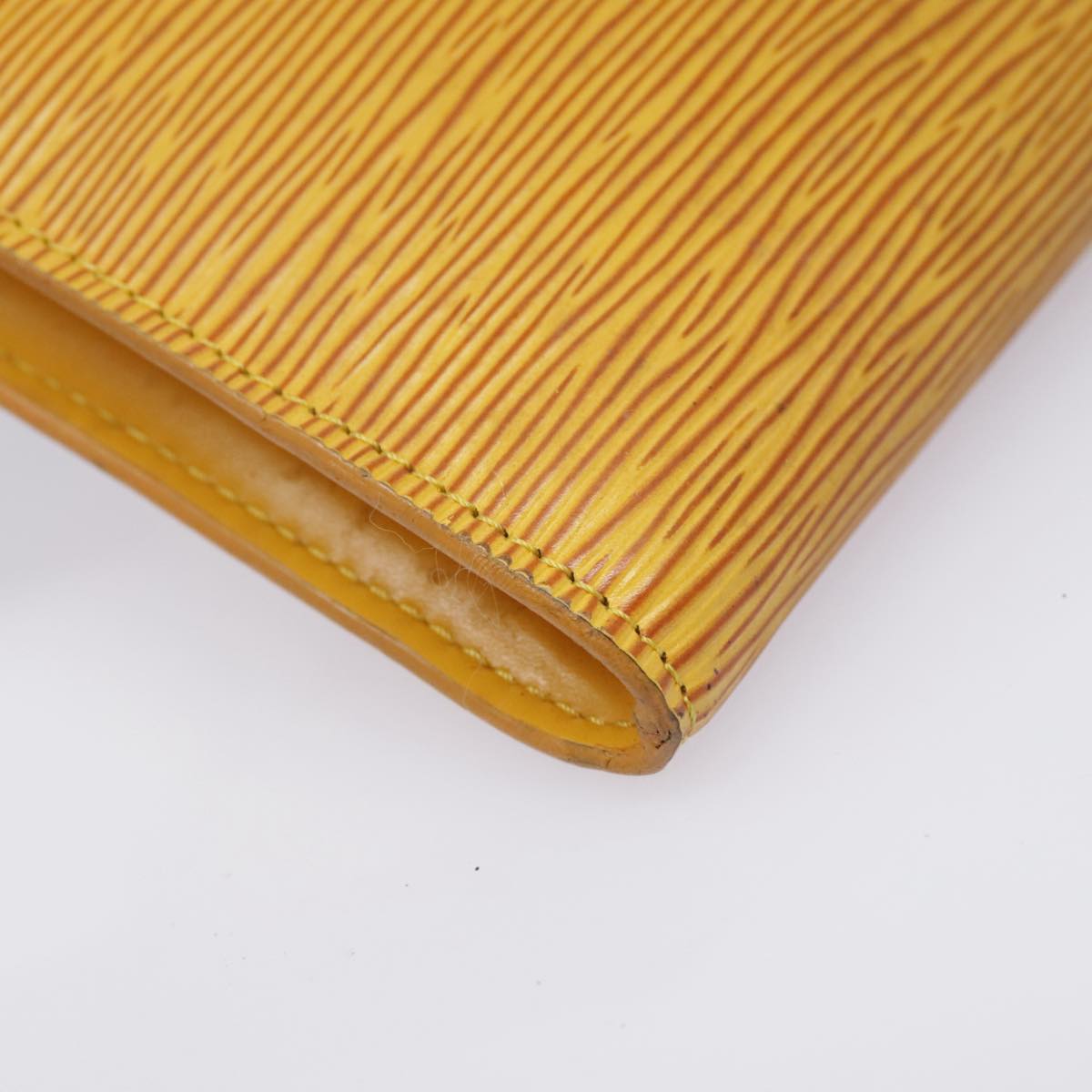 LOUIS VUITTON Epi Pochette Accessoires Pouch Yellow M52989 LV Auth 90151