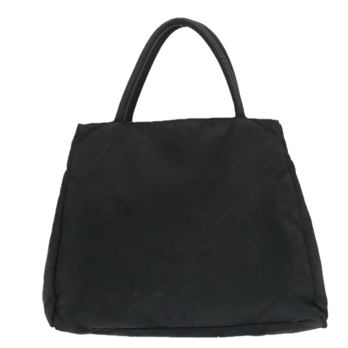 PRADA Hand Bag Nylon Black Auth 90266