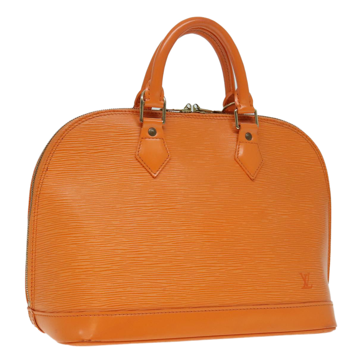 LOUIS VUITTON Epi Alma Hand Bag Orange Mandarin M5214H LV Auth 90276