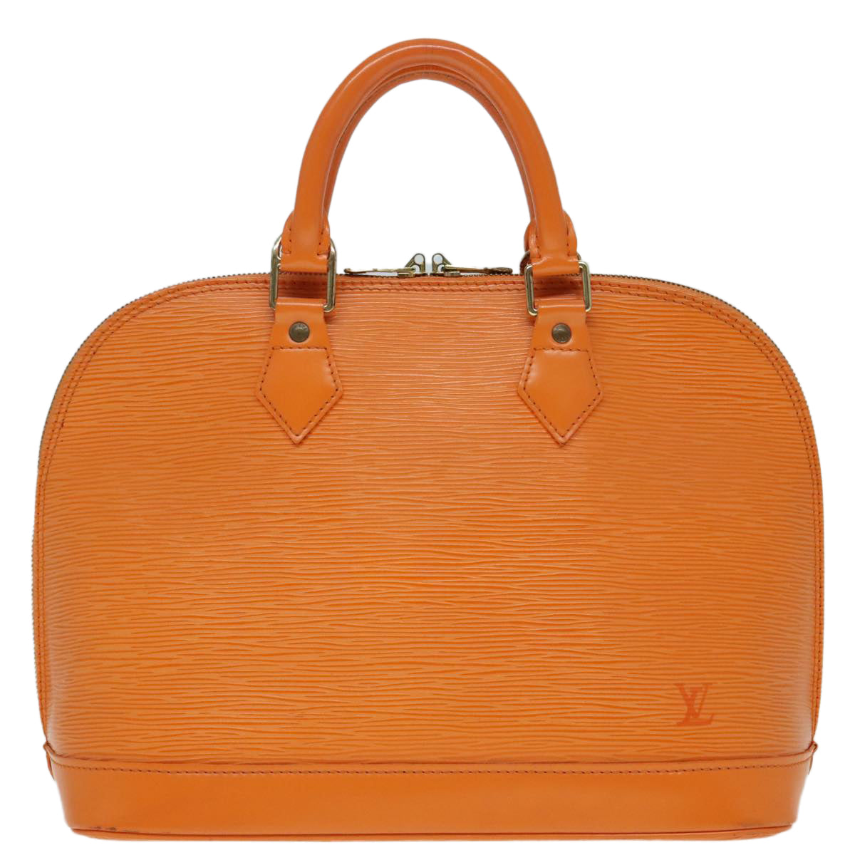 LOUIS VUITTON Epi Alma Hand Bag Orange Mandarin M5214H LV Auth 90276