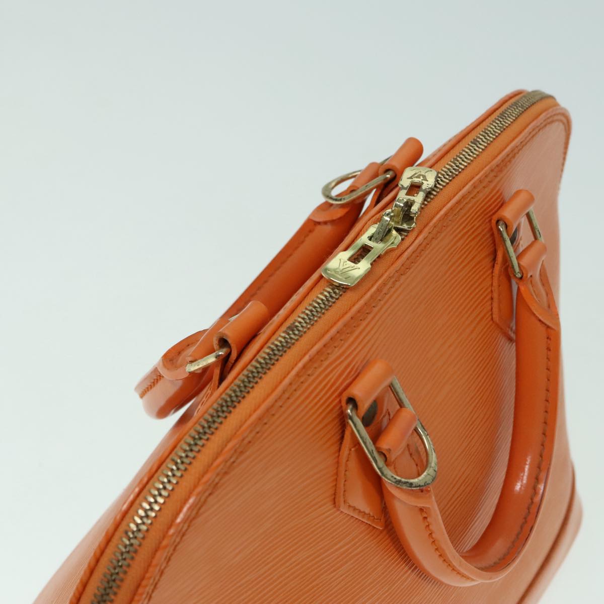 LOUIS VUITTON Epi Alma Hand Bag Orange Mandarin M5214H LV Auth 90276