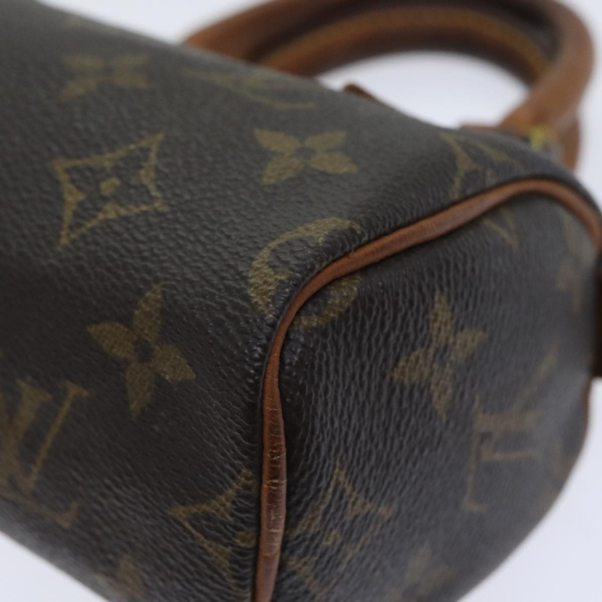 LOUIS VUITTON Monogram Mini Speedy Hand Bag M41534 LV Auth 90285