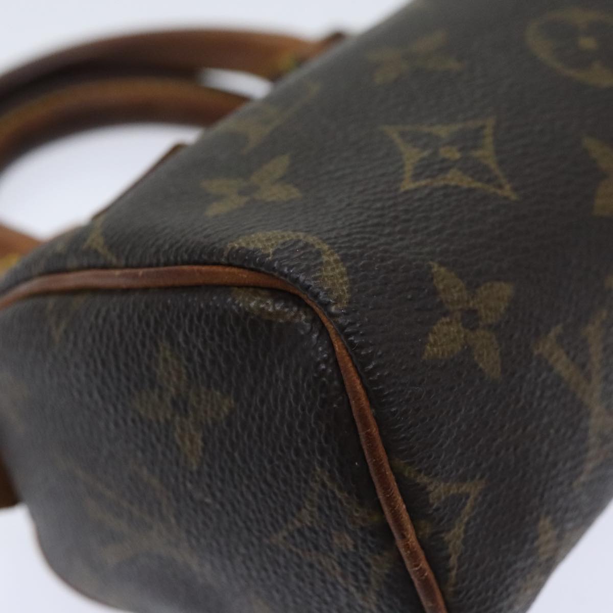 LOUIS VUITTON Monogram Mini Speedy Hand Bag M41534 LV Auth 90285