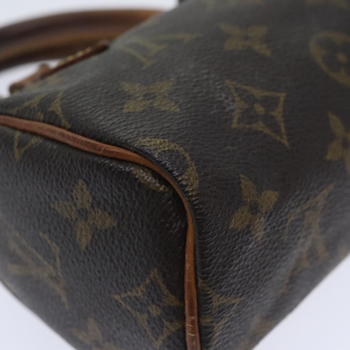 LOUIS VUITTON Monogram Mini Speedy Hand Bag M41534 LV Auth 90285