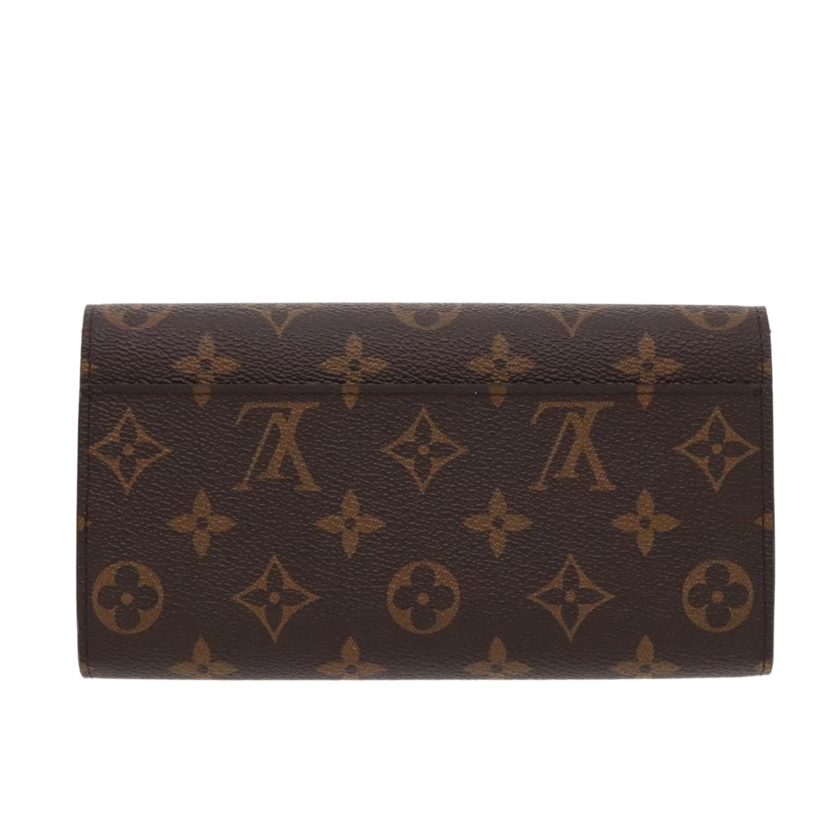 LOUIS VUITTON Monogram Portefeuille Sarah Long Wallet M61734 LV Auth 90293A