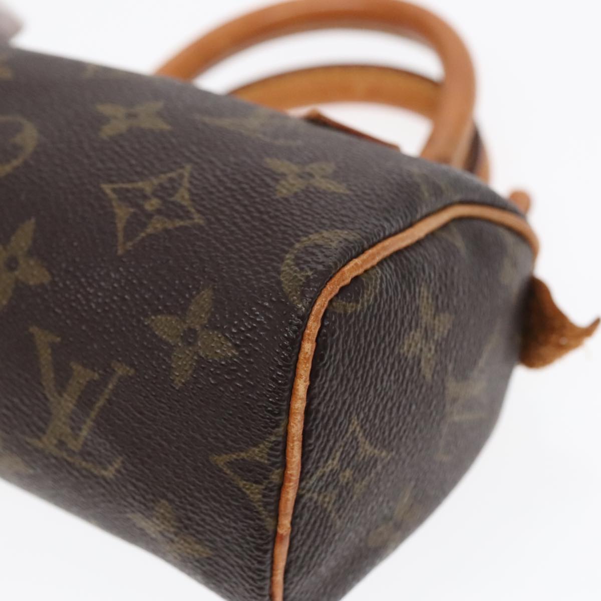 LOUIS VUITTON Monogram Mini Speedy Hand Bag M41534 LV Auth 90298