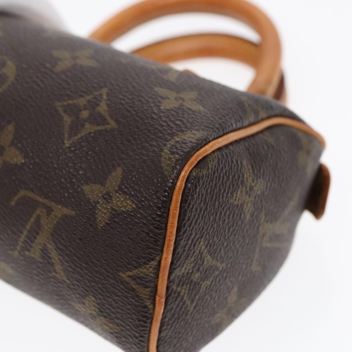 LOUIS VUITTON Monogram Mini Speedy Hand Bag M41534 LV Auth 90298