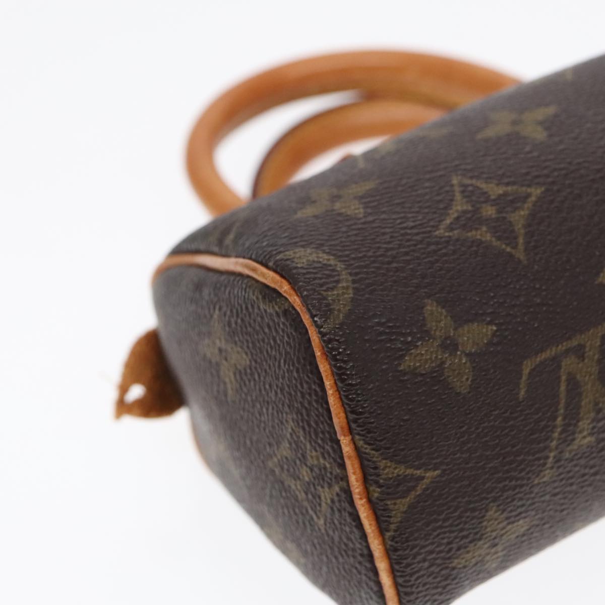 LOUIS VUITTON Monogram Mini Speedy Hand Bag M41534 LV Auth 90298